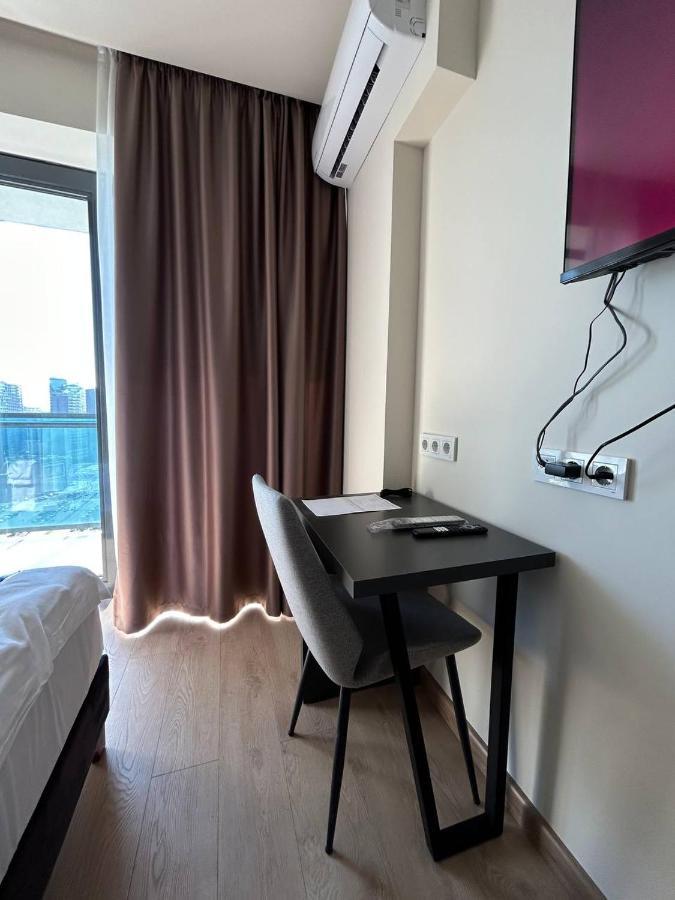 Студия С Потрясающим Видом На Море В Orbi Beach Tower Batumi Exteriör bild